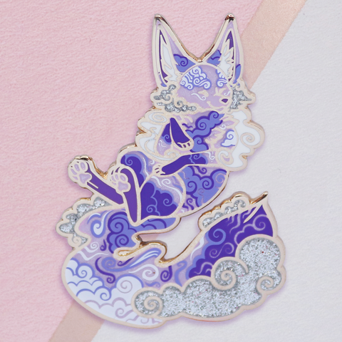 Air Fox Enamel Pin