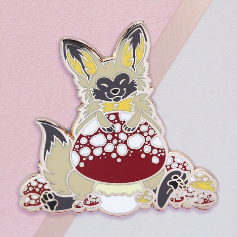 Autumn Fox Enamel Pin