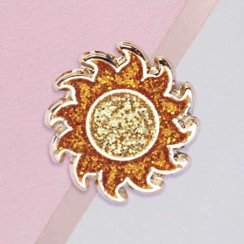 Golden Sun Mini Pin