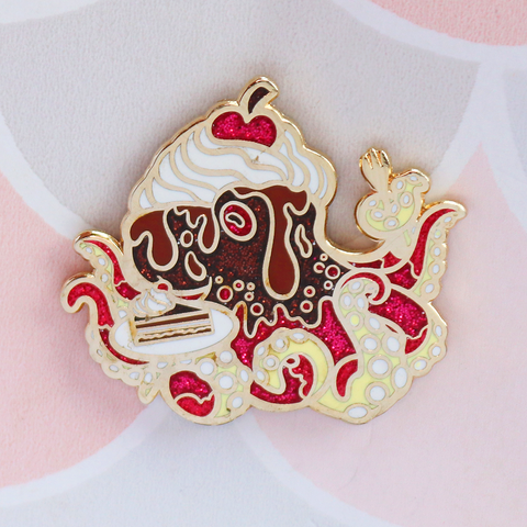 Choctopus Enamel Pin