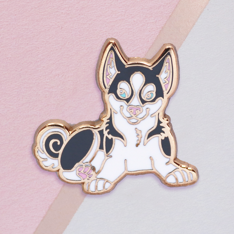 Husky Puppy Mini Pin