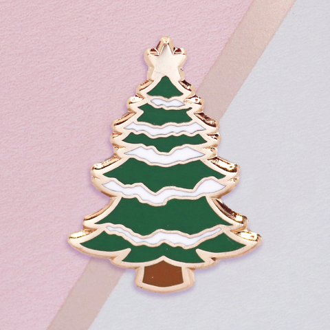 Winter Tree Mini Pin