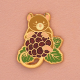 Blackberry Mouse Enamel Pin