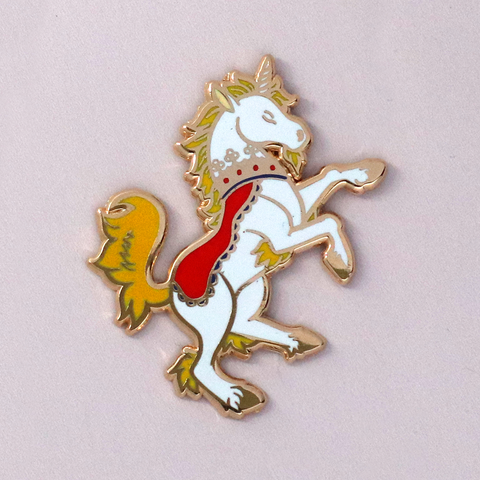 Heraldic Unicorn Enamel Pin