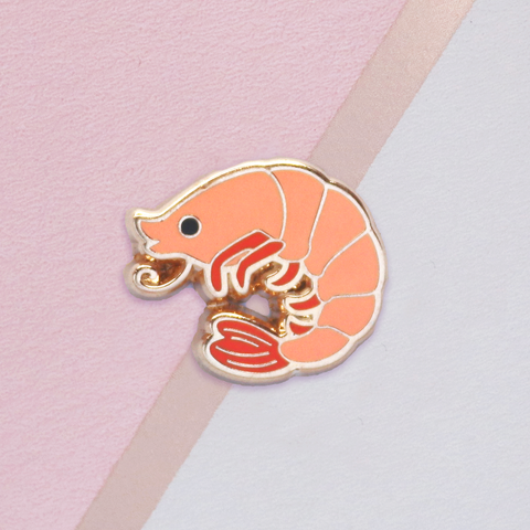 Shrimp Prawn Mini Pin