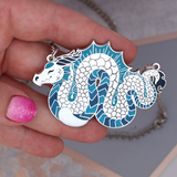 Silver Dragon Pendant