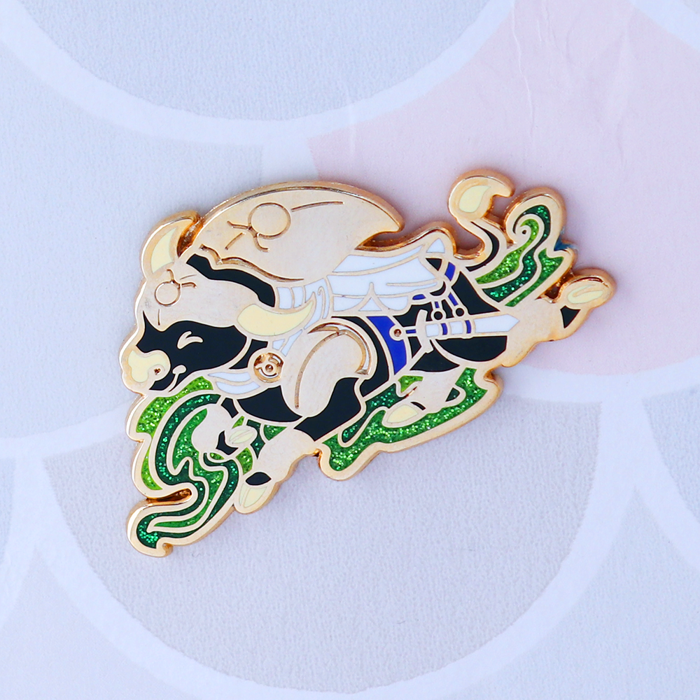 Taurus Paladin Enamel Pin – Pin & Tonic